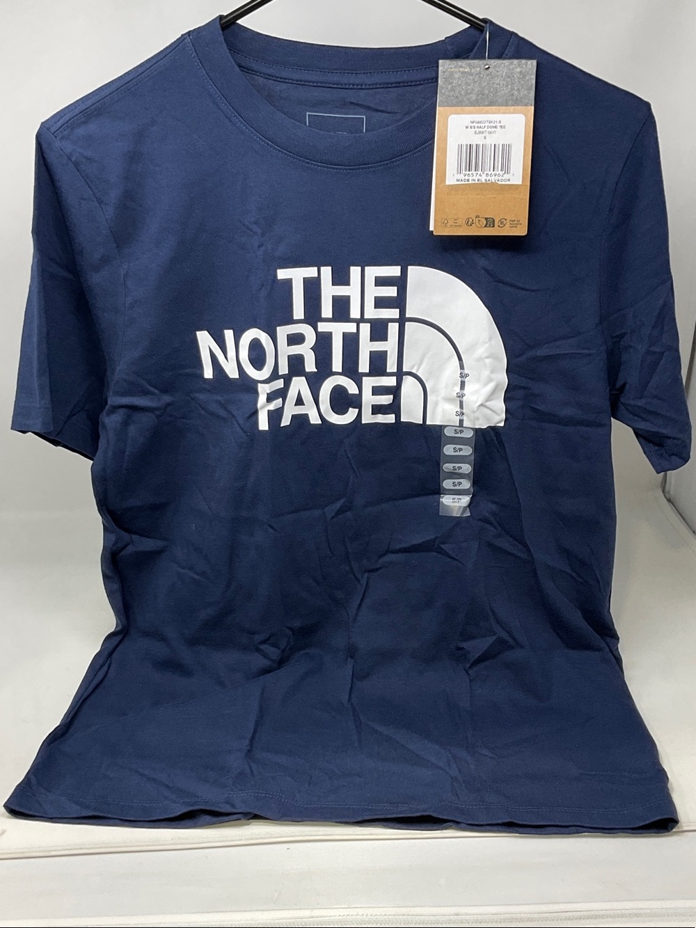 The North Face Navy Short-Sleeve Logo Tee